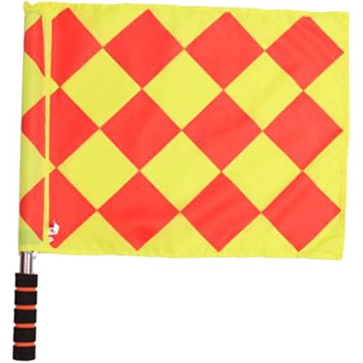 ATORSE Portable Referee Flag Small Square