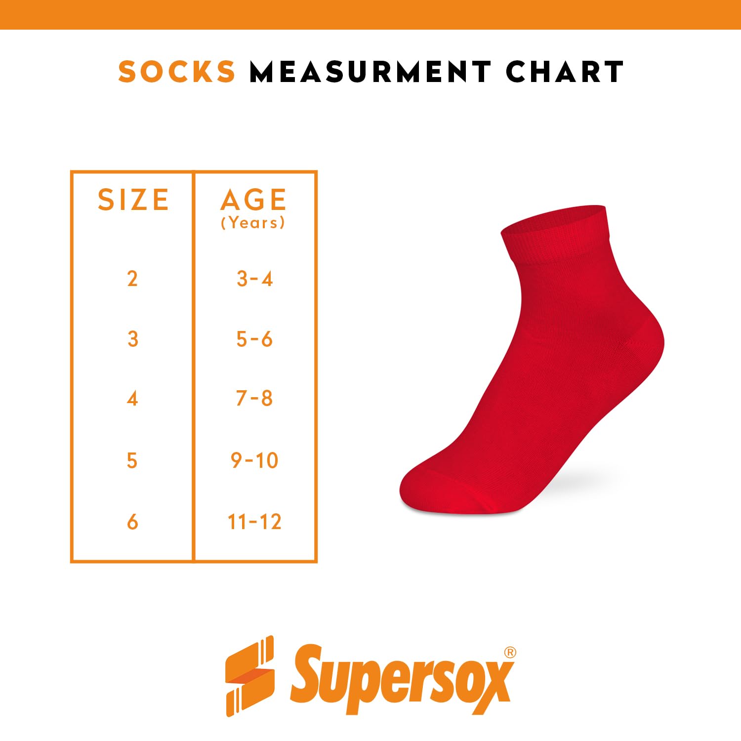 Supersox Ankle Length School Uniform Socks for Kids | Breathable Cotton | Anti-Odour & Moisture Absorbent | Durable Welt for All-Day Comfort | Red | 11 to 12 Years | Pack of 5 4