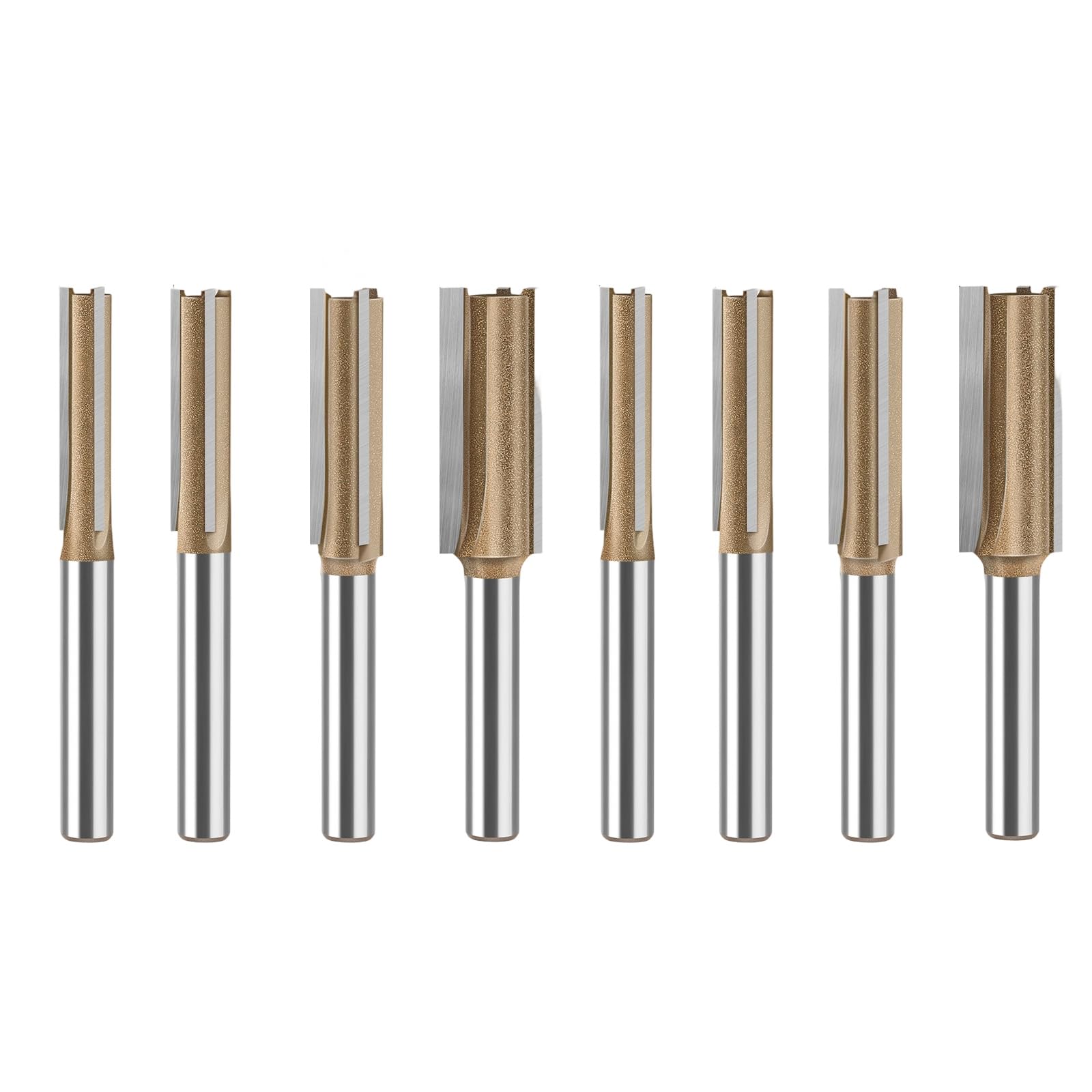 HSEAMALL 15 STÜCKE Fräser Set,Oberfräse fräser set 6.35 mm schaft Holz Fräser Holzbearbeitung