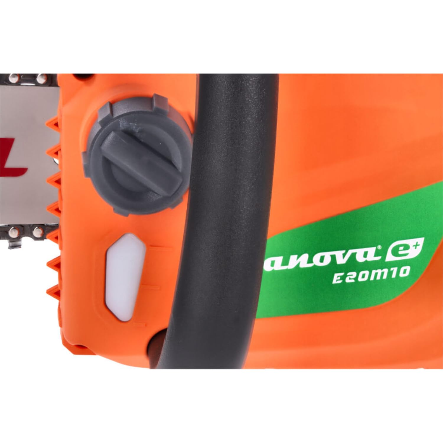 anova - Motosierra Batería E+ 20V | Potencia 700 W | Espada 10" | Velocidad Cadena 8 m/s | Tanque Aceite 120 ml | para Tala, Poda y Corte de Madera en Jardín y Trabajos Forestales | Diseño Robusto