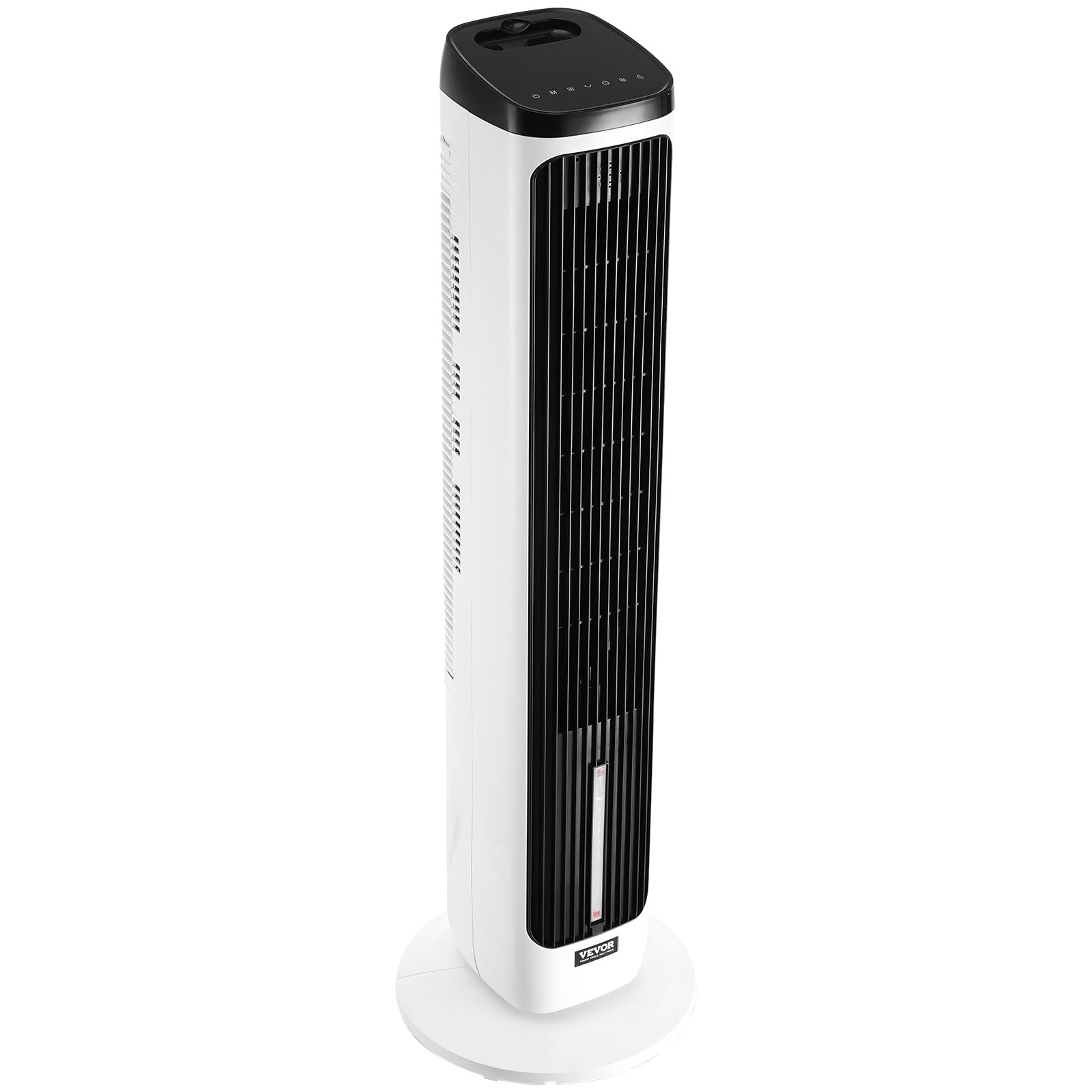 VEVOR Ventilateur Colonne, 1017 mm, Ventilateur Tour Sol Oscillant 70° Silencieux Portable, 7 m/s, Vitesses Réglables, avec Minuterie 24 h, Télécommande, Refroidissement pour Chambre, Bureau, Maison