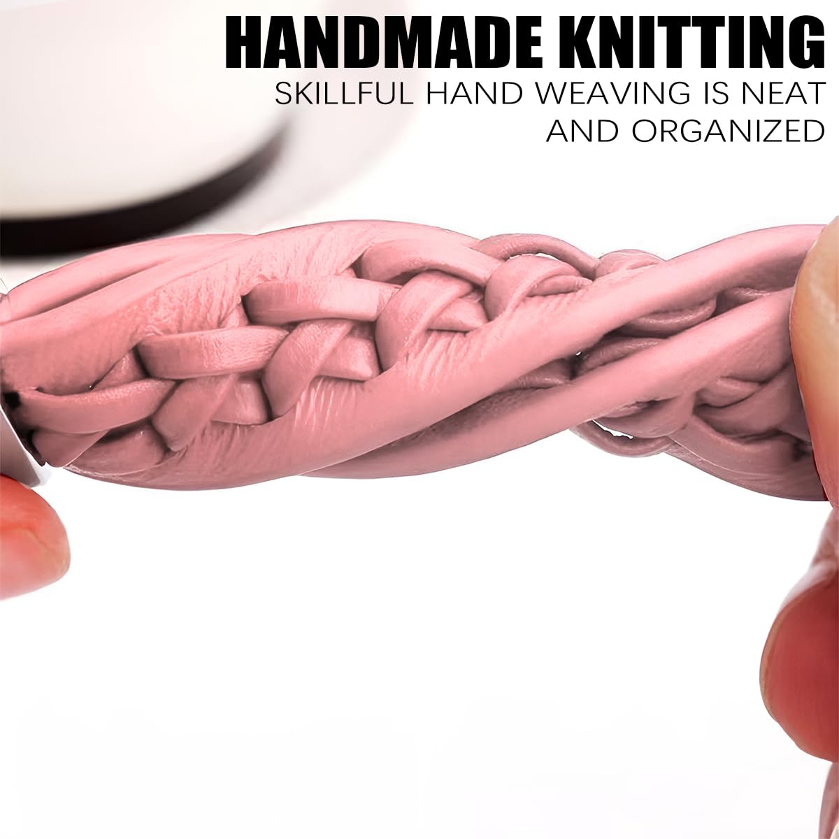 Portachiavi In Pelle Intrecciata - Anti-Smarrimento, Multicolore Per Chiavi Auto E Casa - Foto 6