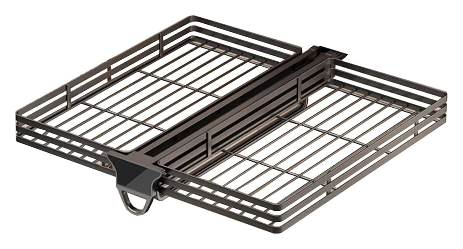 WMYYZYQ Pull Out Trousers Rack, Sliding Pull Out Trouser Hanger Rack, for Bedroom Wardrobe Closet Bathroom Cabinet,Black-31x51x10.5cm