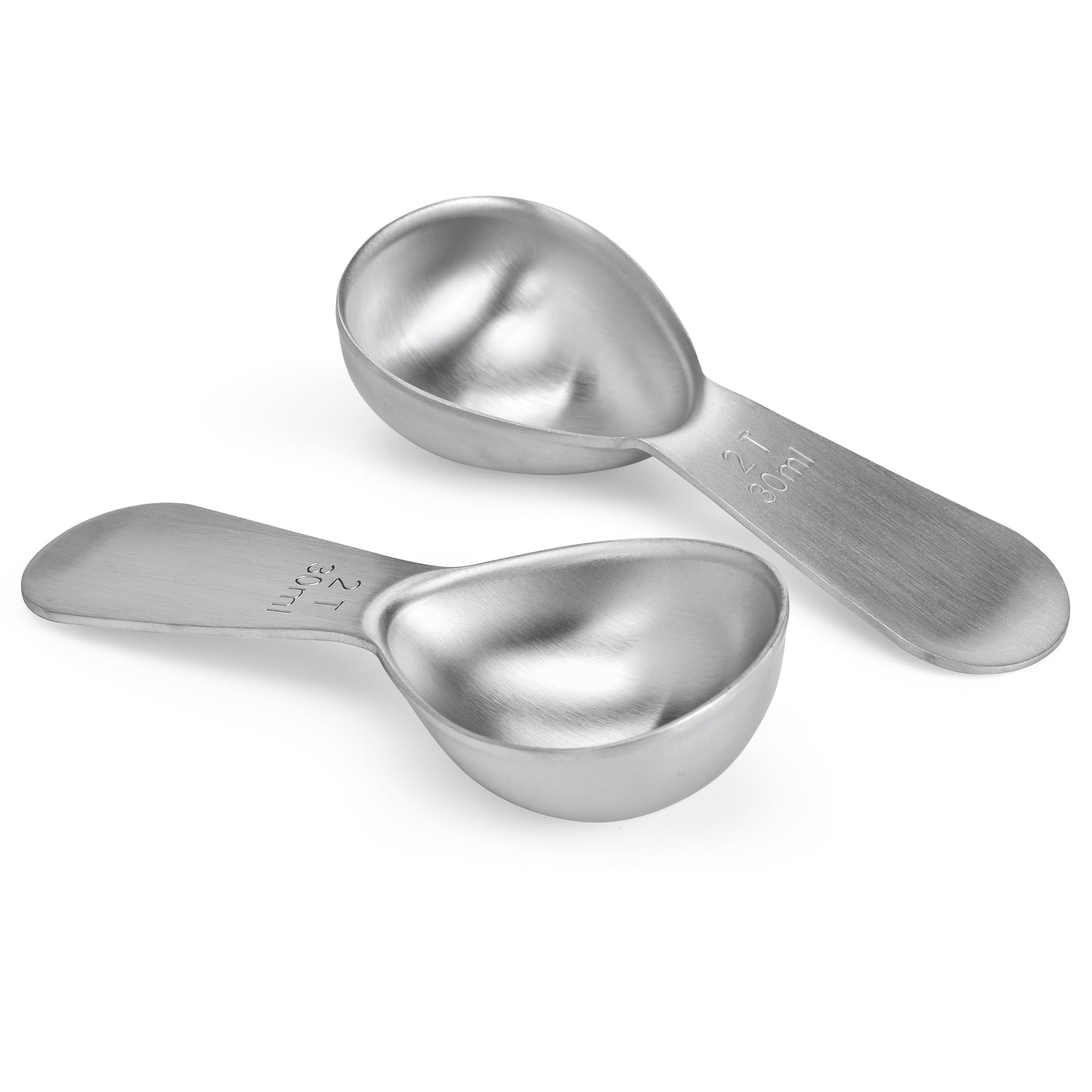 Doosu Coffee Scoop Ground Coffee, 18/8 Stainless Steel, 2Tbsp Set of 2