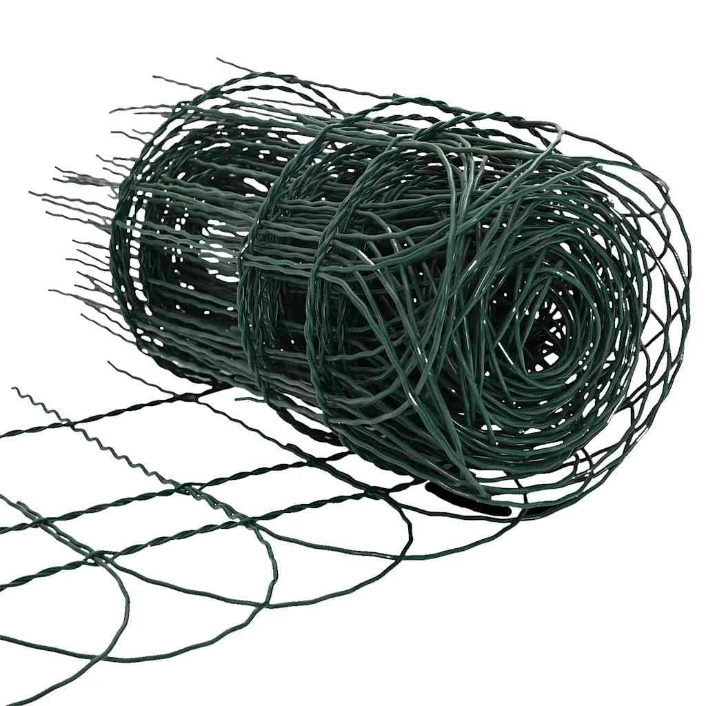 vidaXL Bordure de pelouse Fer enduit de poudre 25x0,4 m