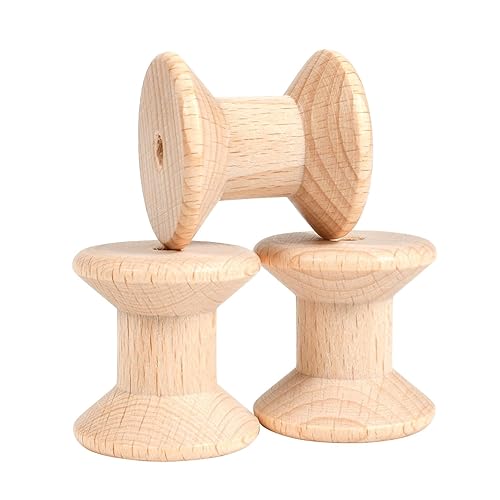 Miniatura 5 de TickiT 73907 Carretes de madera - Juego de 10