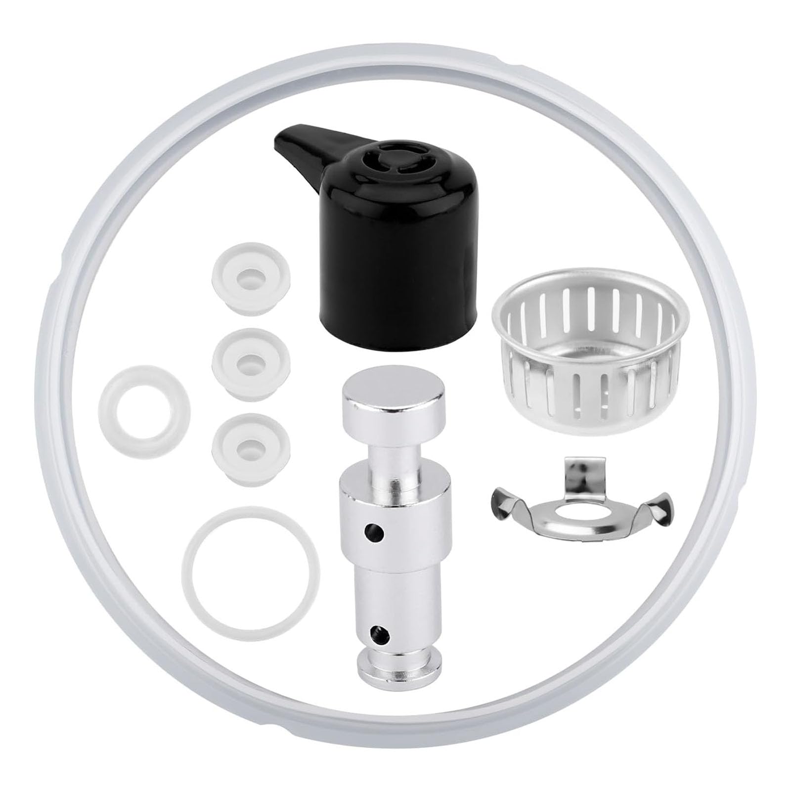Tsophreniq Release Valves Set with Sealing Rings Exhaust Part Texture for 8 Quart Release Valves