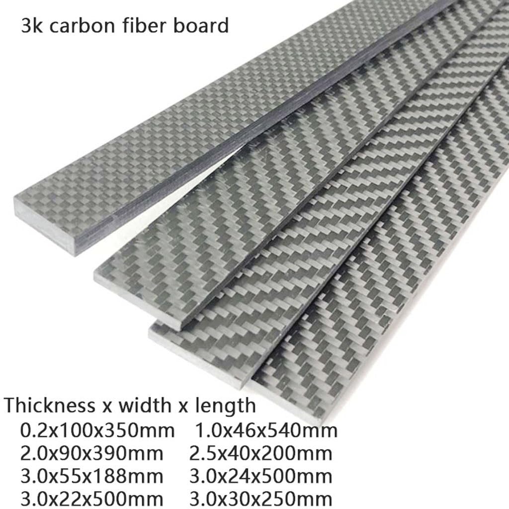 Materiale composito ad alta durezza ，Pannelli in fibra di carbonio(1x83x460mm)