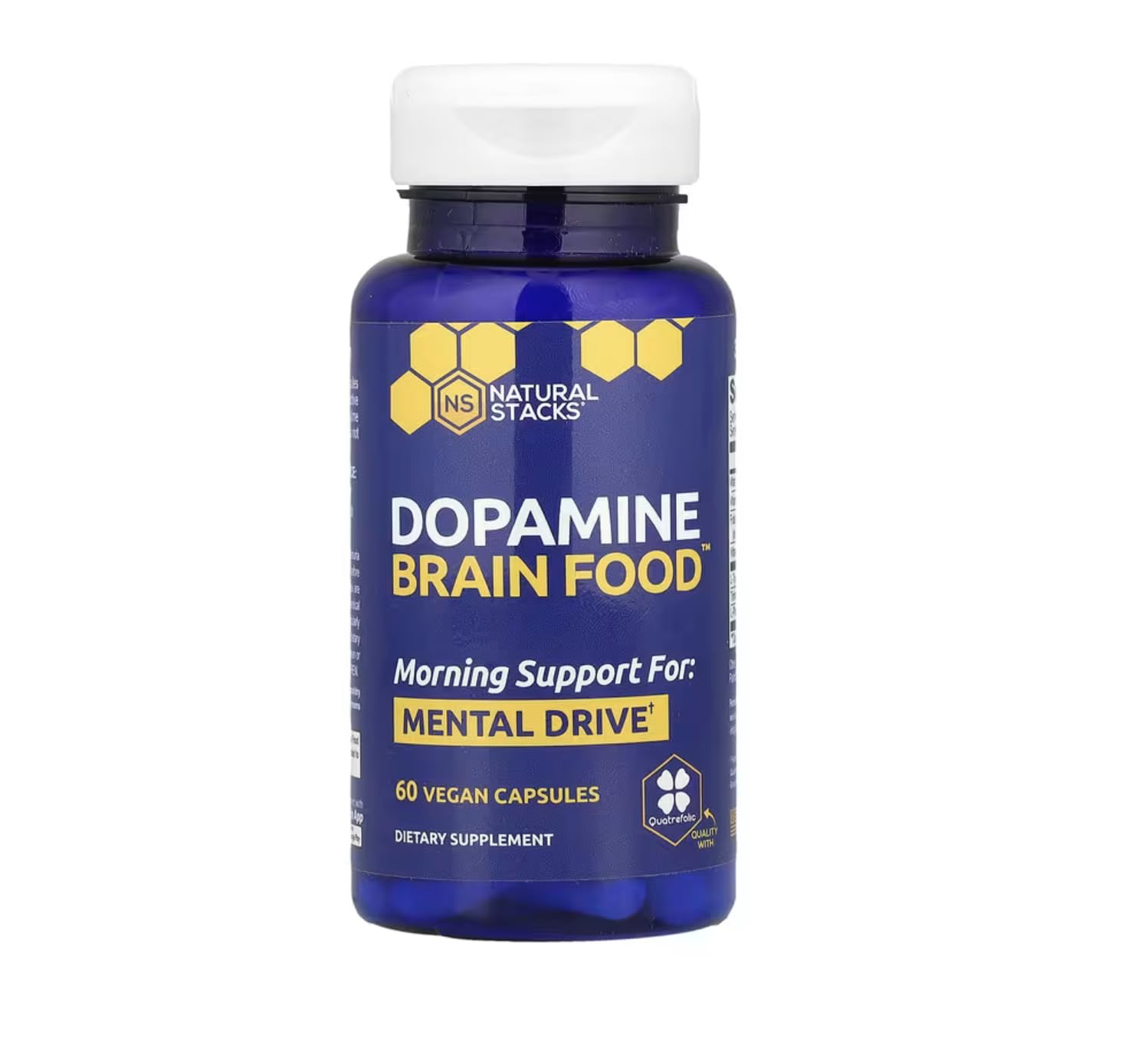 NATURAL STACKS Dopamine Brain Food (60 Vegetarian Capsules)