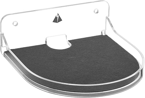 Miniatura 10 de TXEsign Paquete de 2 estantes flotantes pequeños de 5 pulgadas, estante colgante de acrílico adhesivo y montaje en pared con tornillo, estante