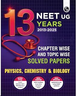 PW NEET 13 Years PYQs (2025-2013) Chapterwise & Topicwise Solved Papers | Past Year Questions with Detailed Solutions | Ex... Price In India