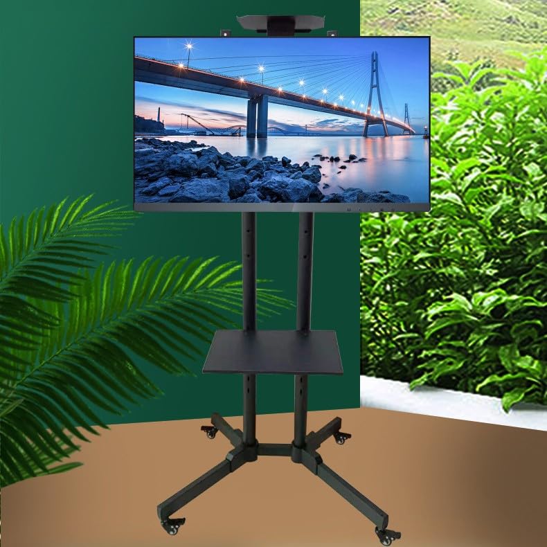 Soporte móvil para TV de 32-65 pulgadas con ruedas y altura ajustable miniatura 5
