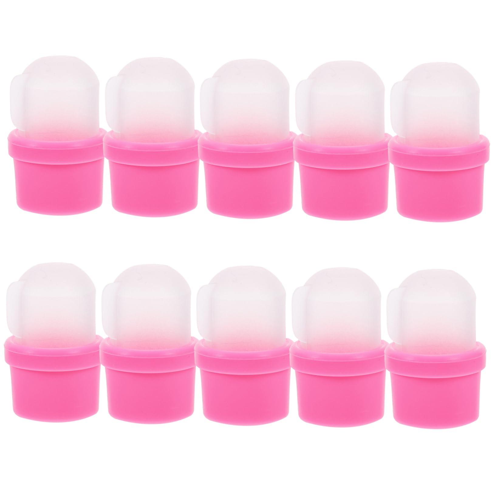 Healeved 20pcs Gentle Silicone Nail Polish Remover Wrap Tool for Gel Remover for Nails
