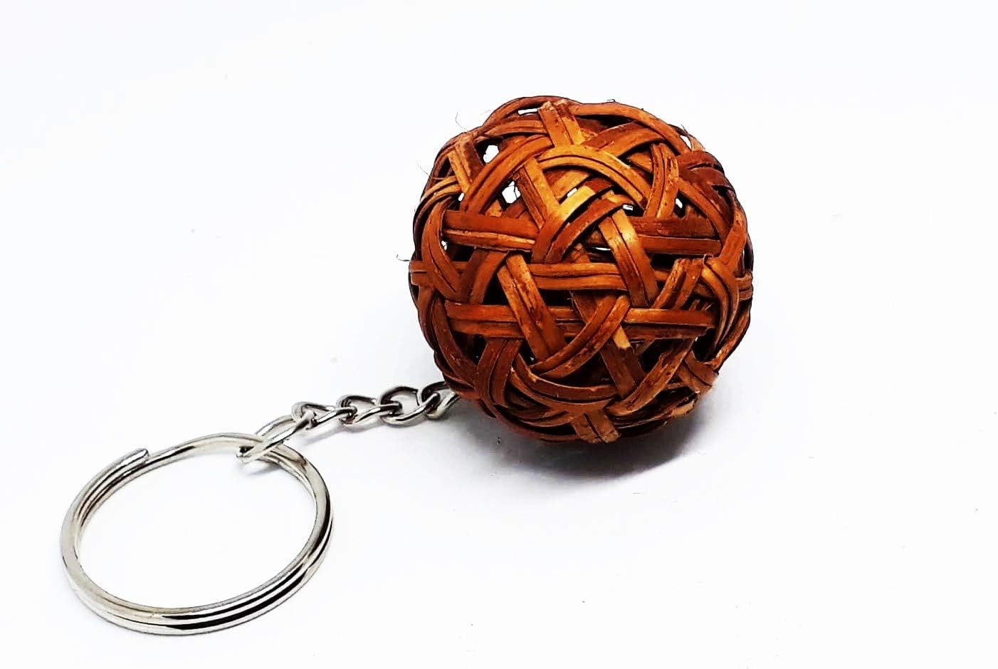 Mini Rattan Ball Sepak Takraw Keychains Keep Your House And Car Keys