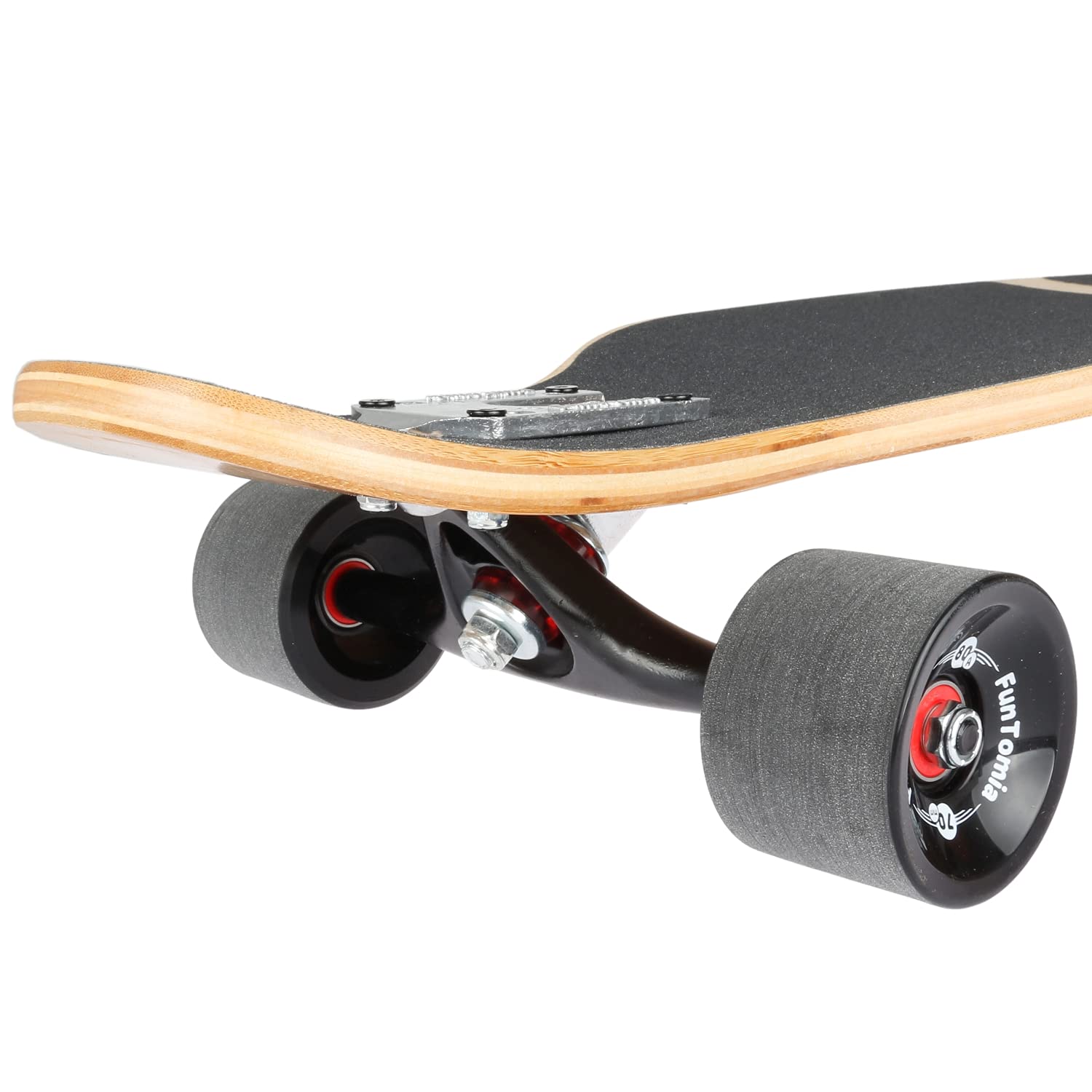 FunTomia Longboard Drop Through Cruiser 3 niveaux flexibles Roulement à billes Mach1 Speed