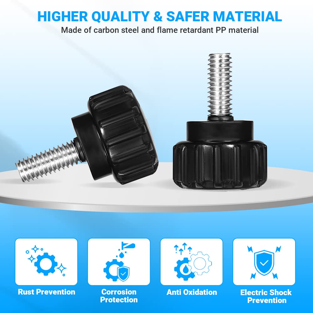 195 Pezzi Viti A Testa Zigrinata - M4 M5 M6 Per Elettronica E Falegnameria - Foto 2