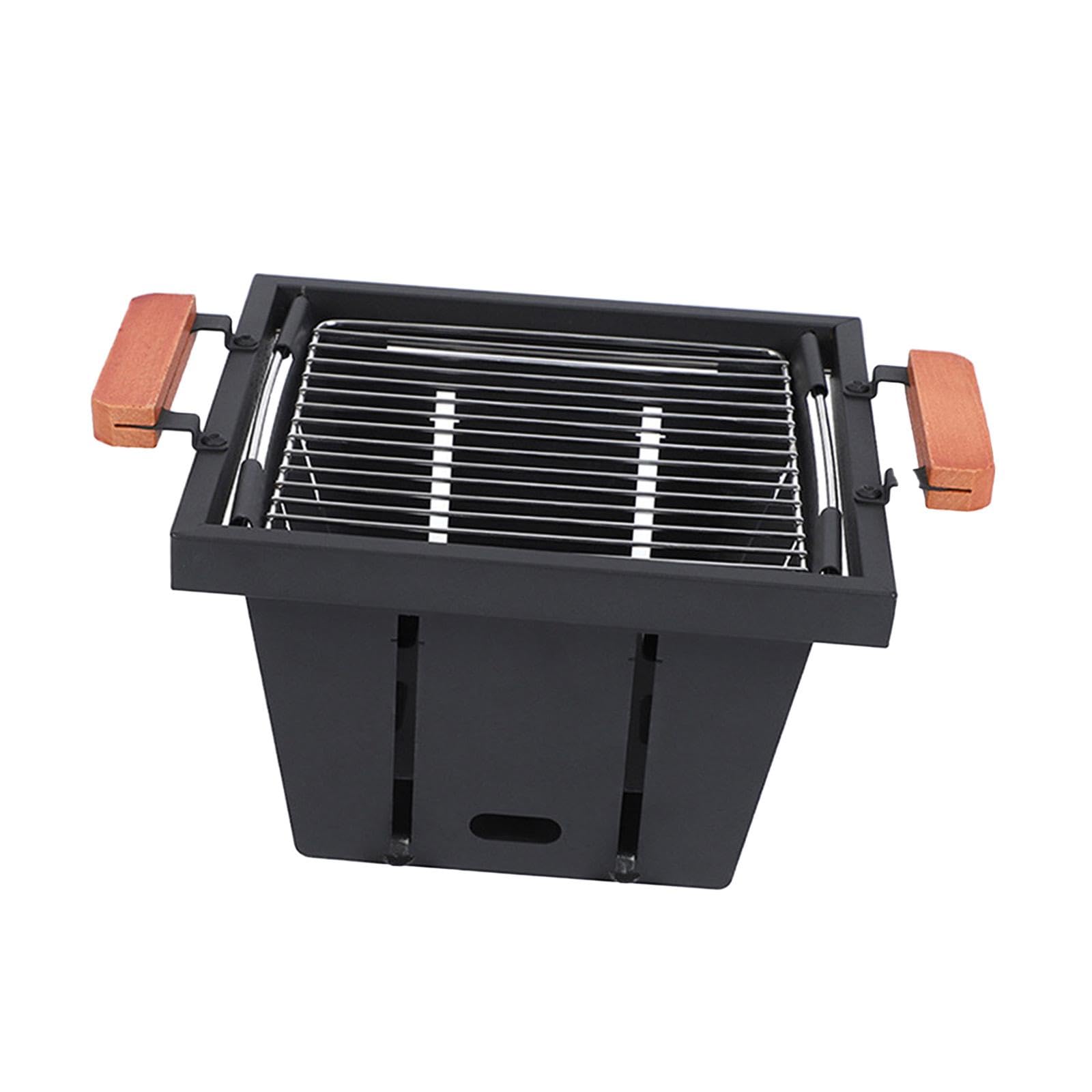Barbecue à charbon pliable pour remédier au manque d'espace en camping