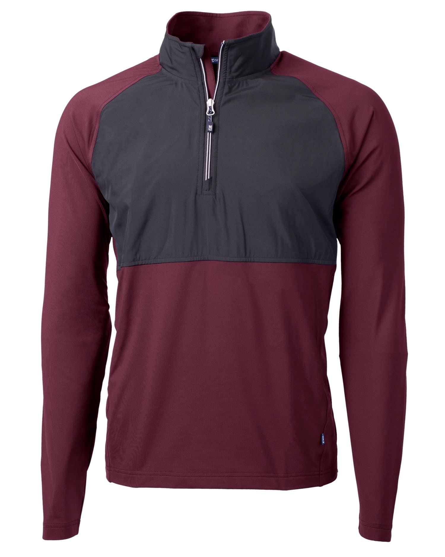 Cutter &amp; Buck Men's Adapt Eco Knit Hybrid Recycled Mens Quarter Zip
