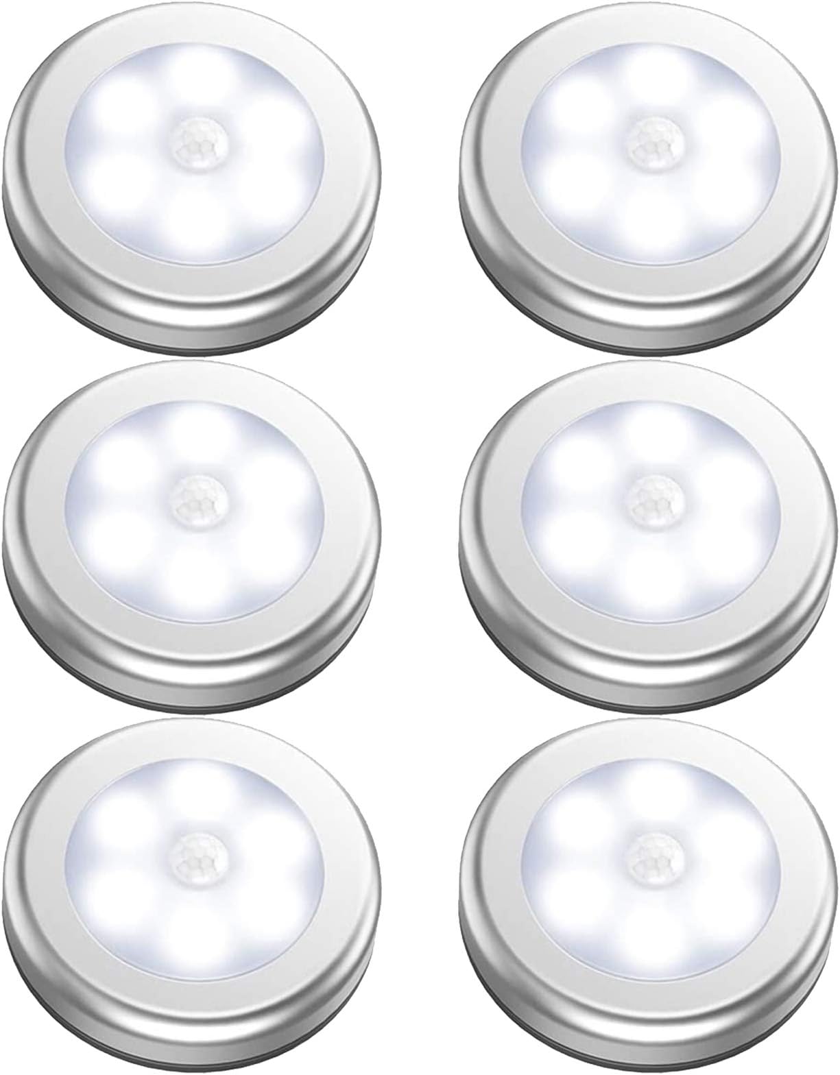 Battery Operated Motion Sensor Light Indoor, LED Closet Lights, Battery Night Light Wireless, Stick on Wall Lamps for Pantry, Cabinet, Wardrobe, Kitchen, Stairs, Steps, Hallway
