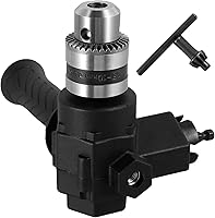 Vista 7 de Accesorio de taladro de ángulo recto, Adaptador de taladro de ángulo recto de 90 ° de alto par, Adaptador de esquina de broca de metal de 90°