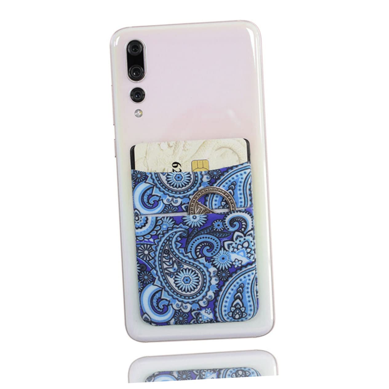 Hemobllo 10pezzi Portafoglio Adesivo Per Smartphone Porta Carte Di Credito e Piccole Schede Design Antiscivolo e Forte Adesione Per Uso Quotidiano Colori