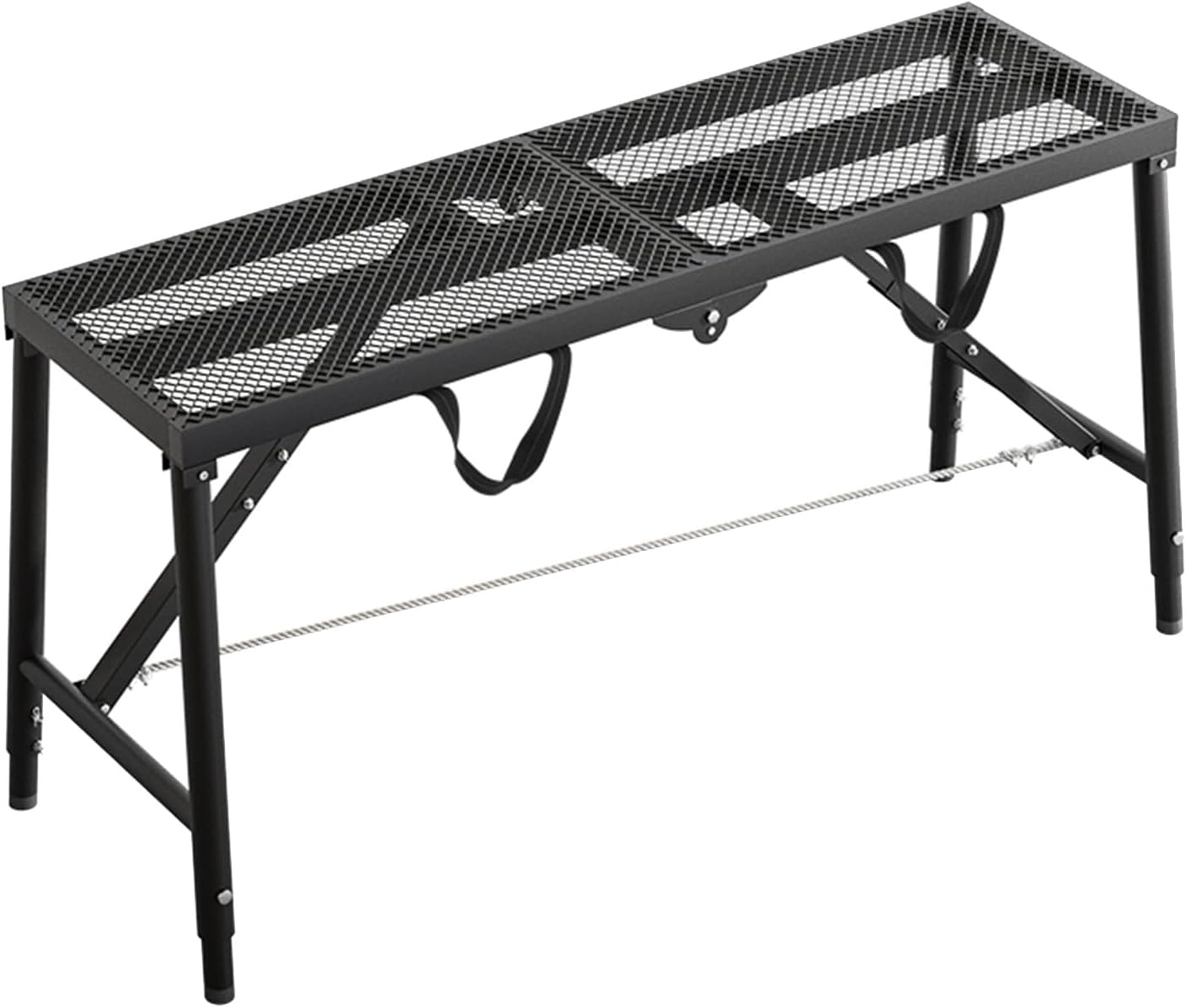 Adjustable Work Platform Support,Portable Folding Scaffolding Platform,Portable Scaffolding Equipment for Ceiling Cleaning, Painting, Car Washing,330 Lbs Maximum Load(Size:120 * 30cm)