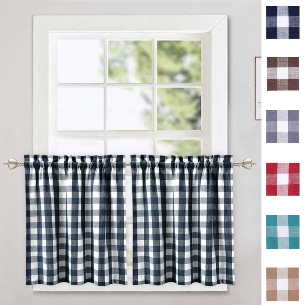 Blue Plaid Curtains Curtains & Drapes 2023