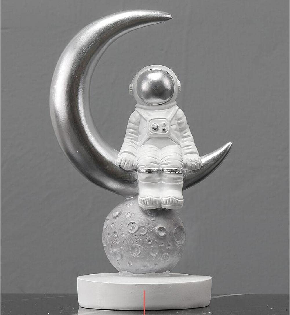 Decoración De Figuras Astronauta Resina Estatua Escultura Artesanía Estatuillas Decoración