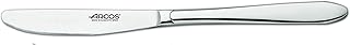 Arcos Séries Berlin - Couteau de Table - Monobloc d'une Pièce Acier Inoxydable 100 mm Micro-Cantré - Couleur Argent