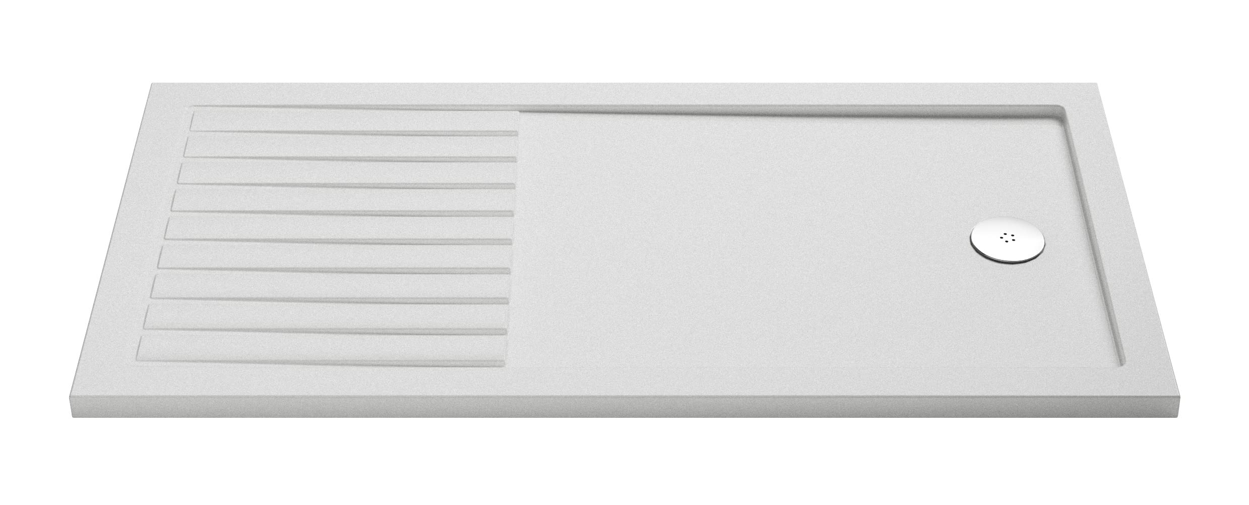 Nuie White Slip Resistant Walk In Shower Tray 1700 X 800Mm
