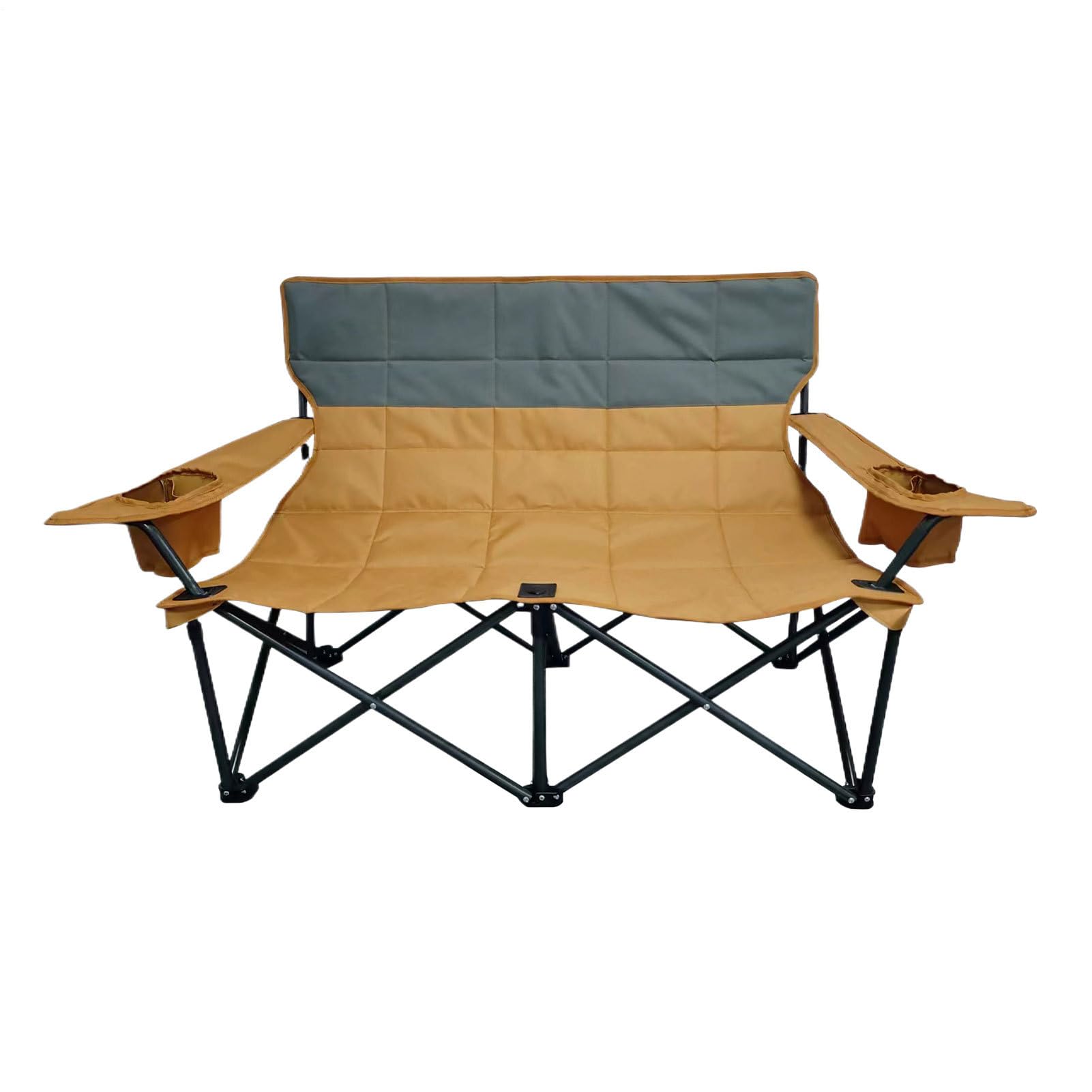 Chaise de camping double grand format pour s'asseoir confortablement à deux dans le jardin