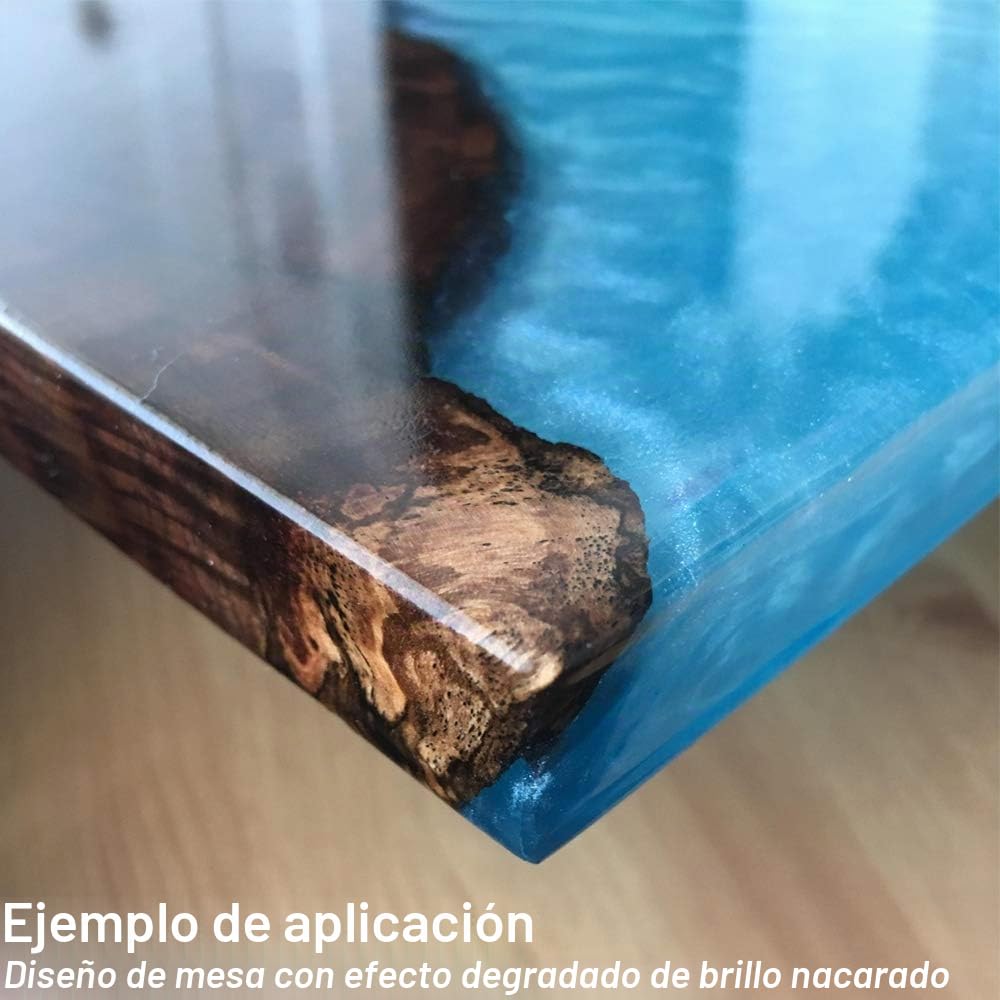 12,0 kg Resina epoxi 2 K EP Madera Cristal Transparente Resina para laminar Cellpack – Resina de epoxy para GFK mesa suelo Terra Acuario Formas Diseño UV Estable