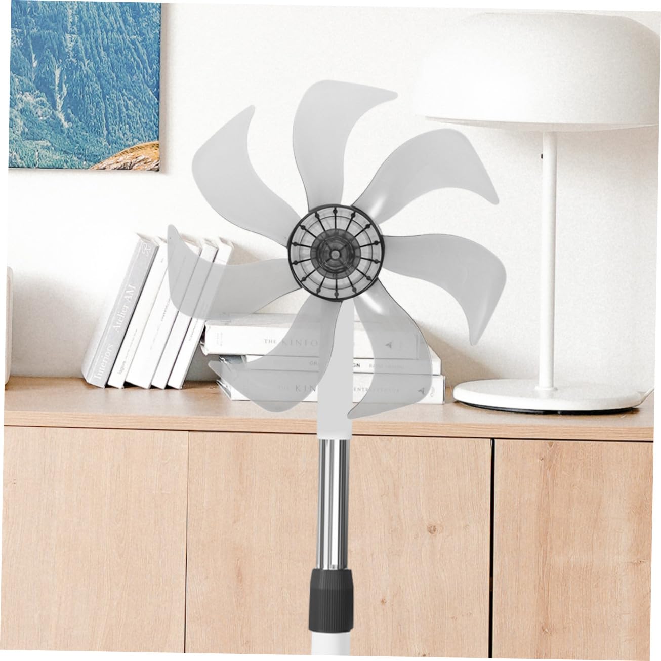 4piezas Palas De Ventilador De Plástico para Ventilador De Repuestos De Alta Fiabilidad Diseño De Instalación Sencilla Ruido