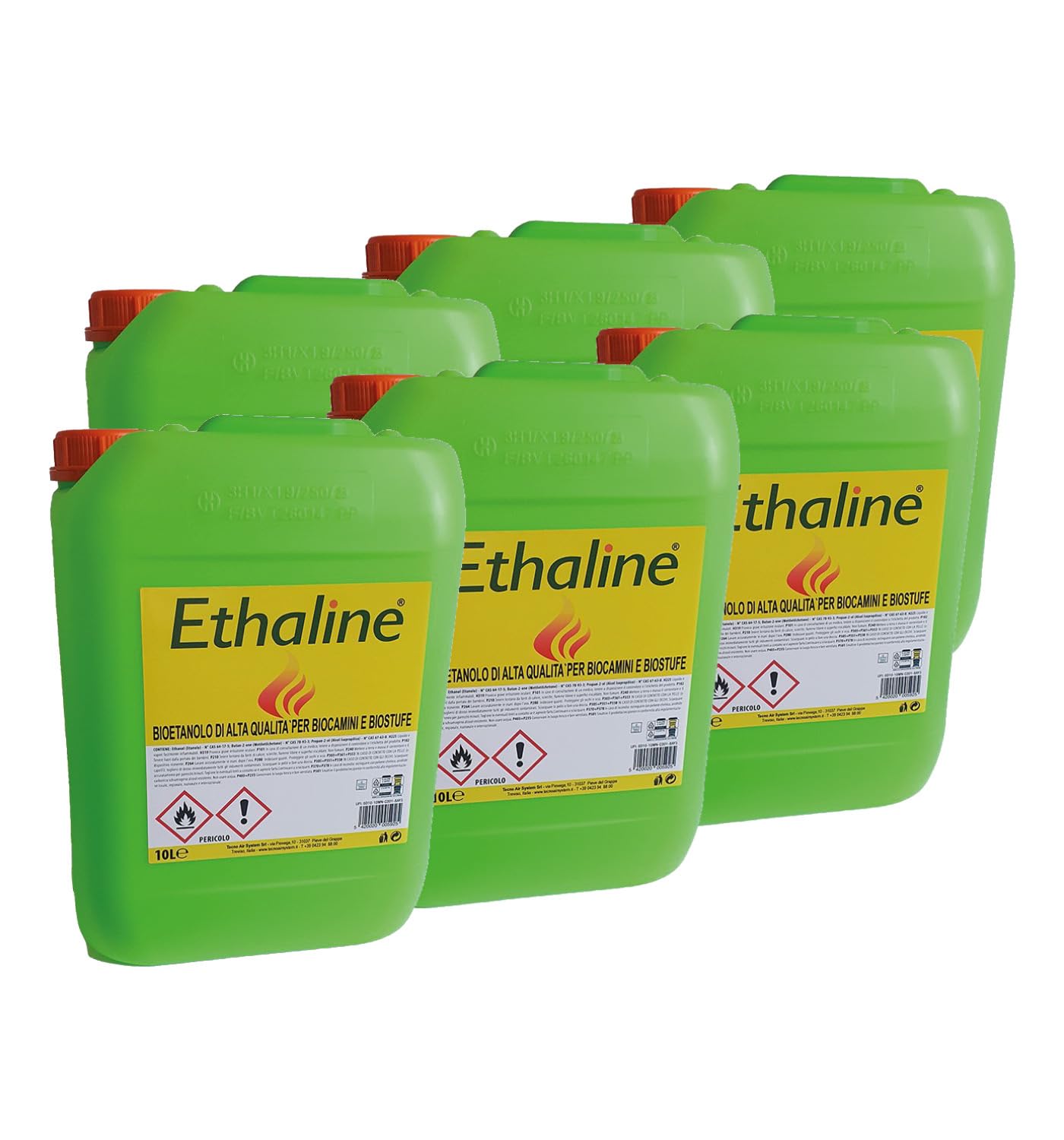 Bioetanolo liquido 6 taniche da 10 litri - Ethaline