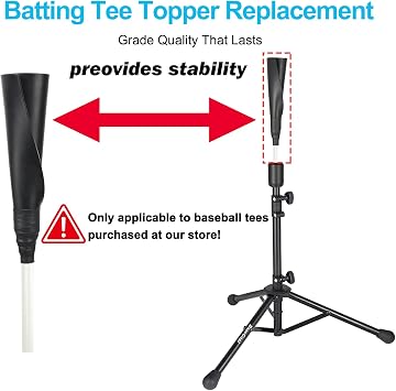 BaseGoal Batting Tee Topper Replacement Ball Rubber Cup