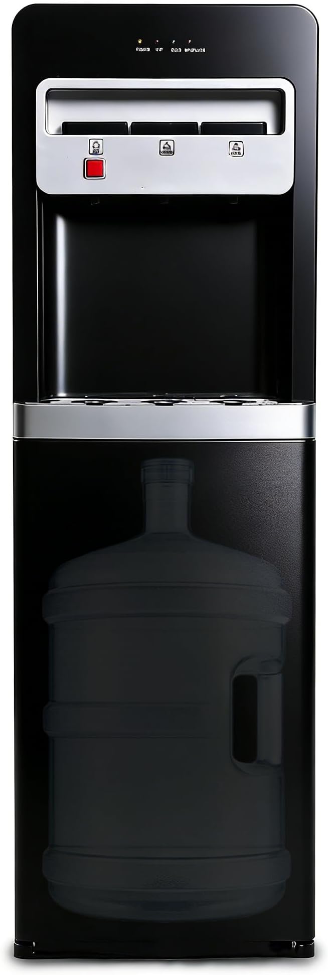 Bottom Loading Water Dispenser, High-Efficiency Compressor Cooling, 3 Temp (Hot-Room-Cold), Cold Water Below 5โ within 5 Mins, with Child Safety Lock, Automatic Water Filling
