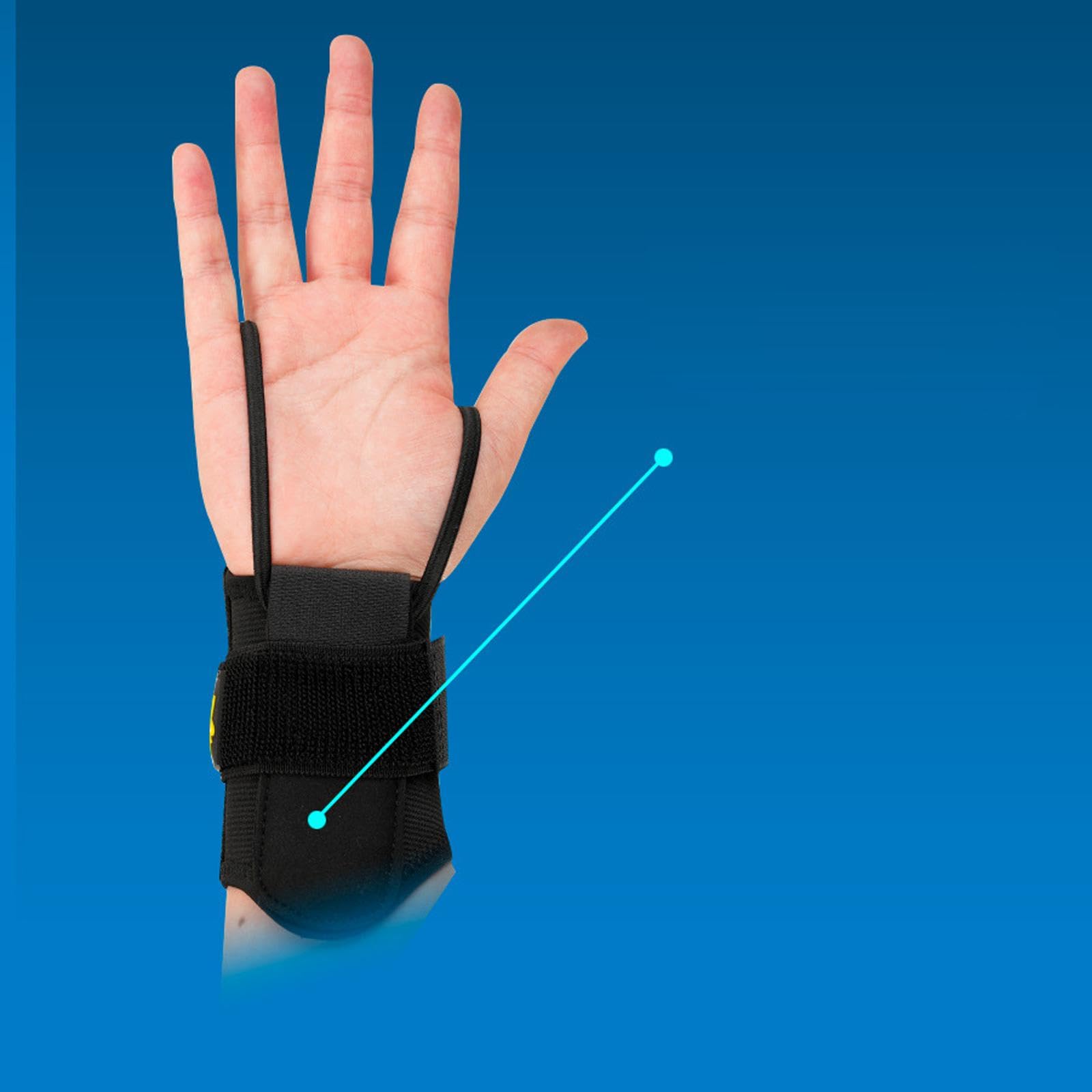 Oshhni Guanti da Biliardo Polsino per Allenamento Accessori Sport Adulti