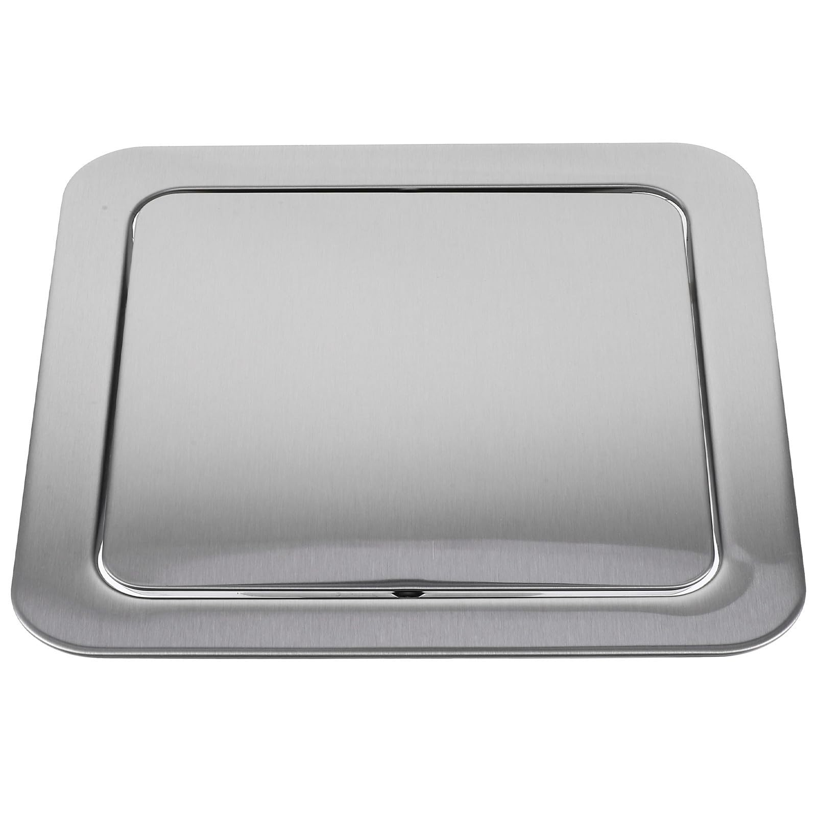 Couvercle encastrable poubelle inox silencieux et durable