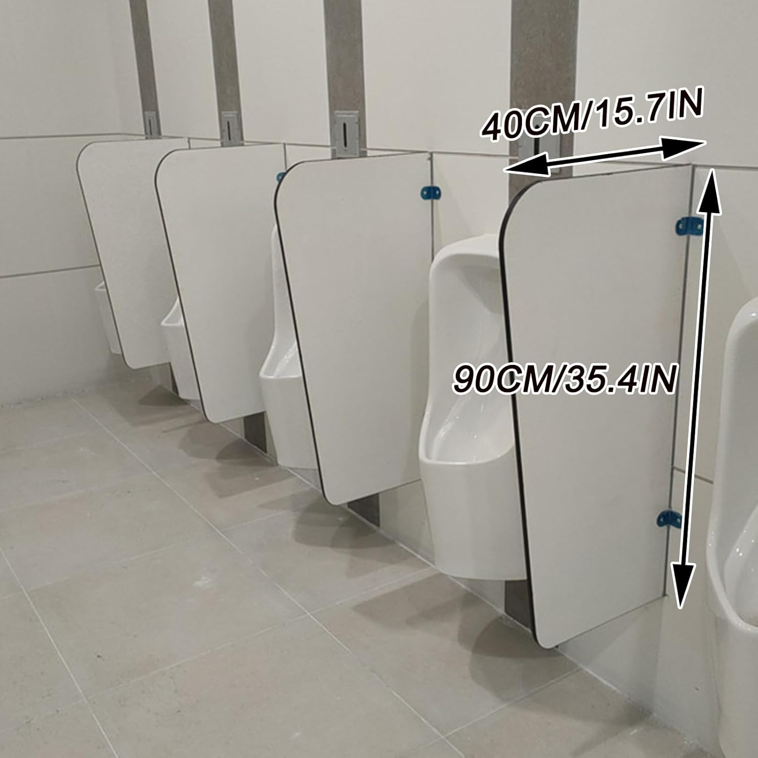 Privacy Protection Urinal Screen Partition for Schools/Kindergartens/Shopping Malls 90x40cm