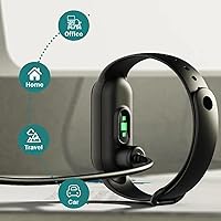 Vista 4 de Cable de carga USB para Mi Band 5 6 7, cable de carga magnético de repuesto con carga rápida para banda 5 de 3.3 pies