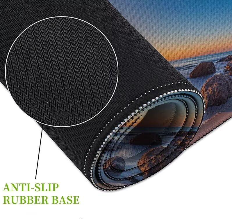 Tapis de souris XXL antidérapant pour protéger votre bureau - 5
