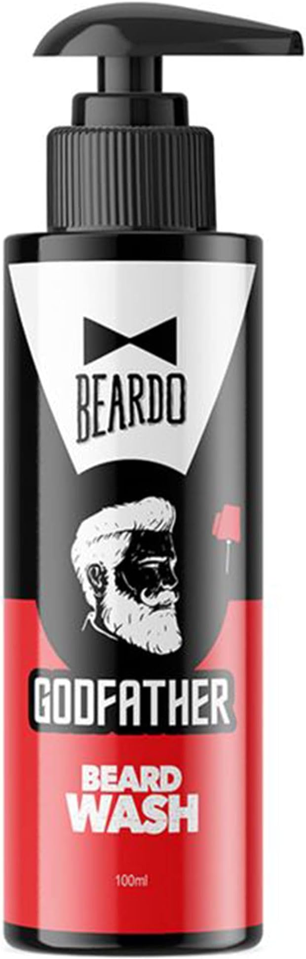 Beardo Godfather Beard Wash for men, 100 ml | Refreshing Fragrance | Active cleansing | Purifies and cleanses skin and beard