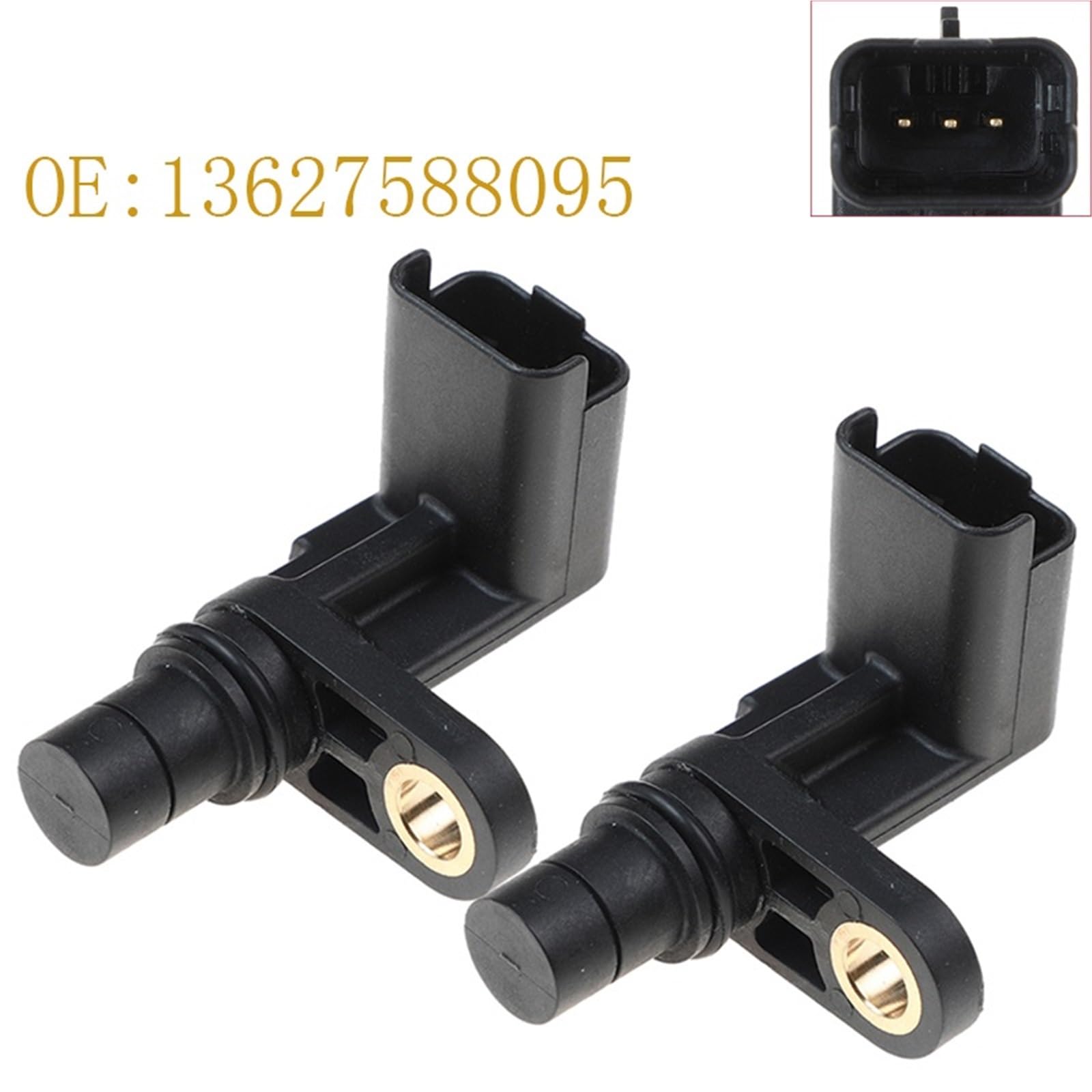 Sensor Del árbol De Levas 13627588095 Sensor de posición árbol levas 13627570191 1920LS para BMW Mini para Citroen para Peugeot instalar(2pcs)