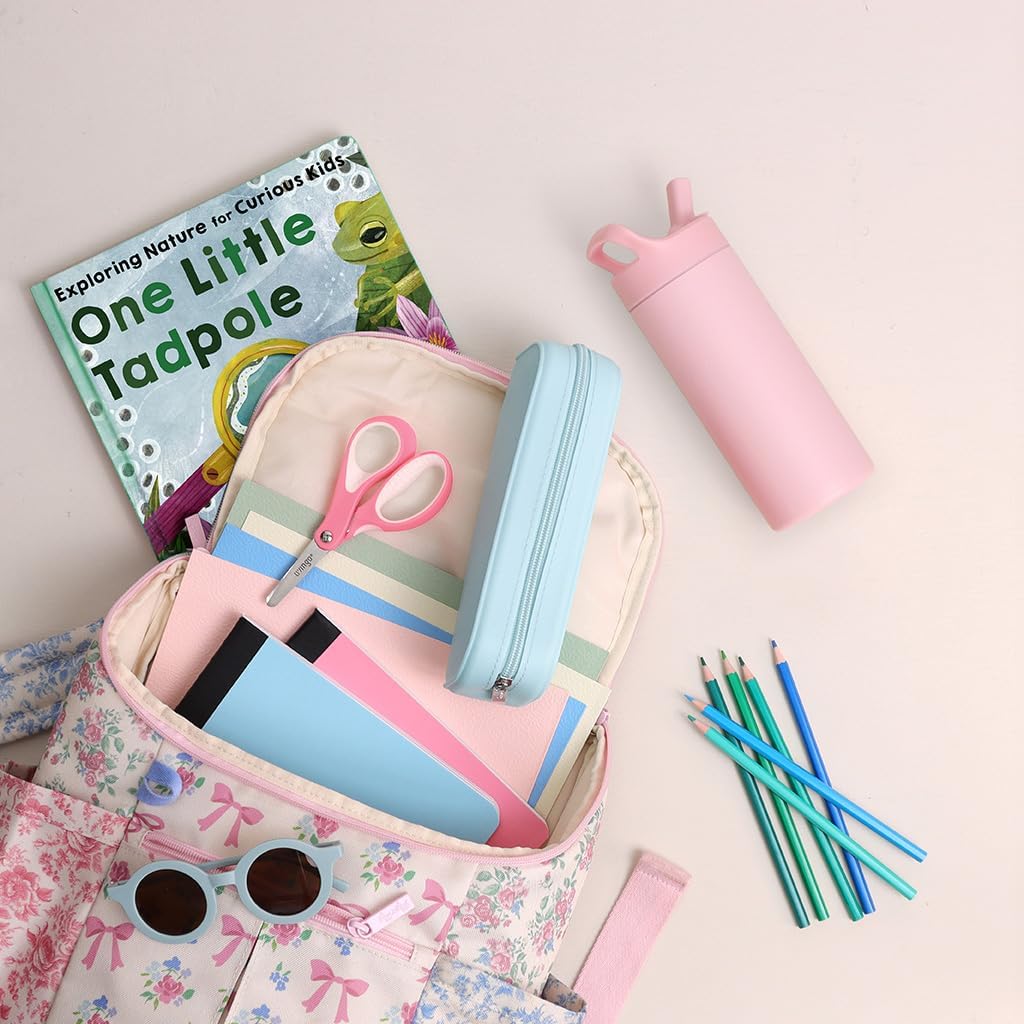 Itzy Ritzy Preschool & Big Kid Backpack (Ribbons & Roses) - Image 8