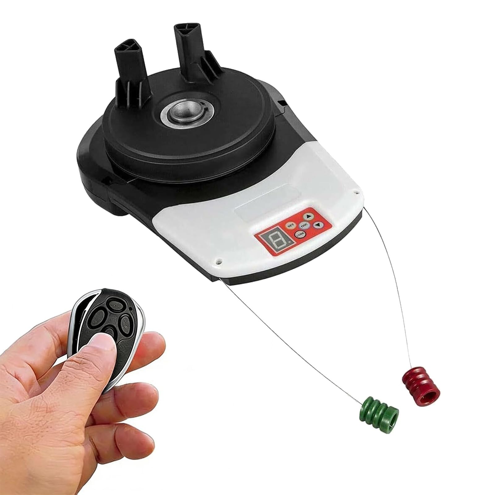 XNZJHPP Smart Garage Door Opener with Remote & LED Light - Automatic, Safe Access, Easy Install, Wi-Fi Compatible, Secure & Convenient Home Automation