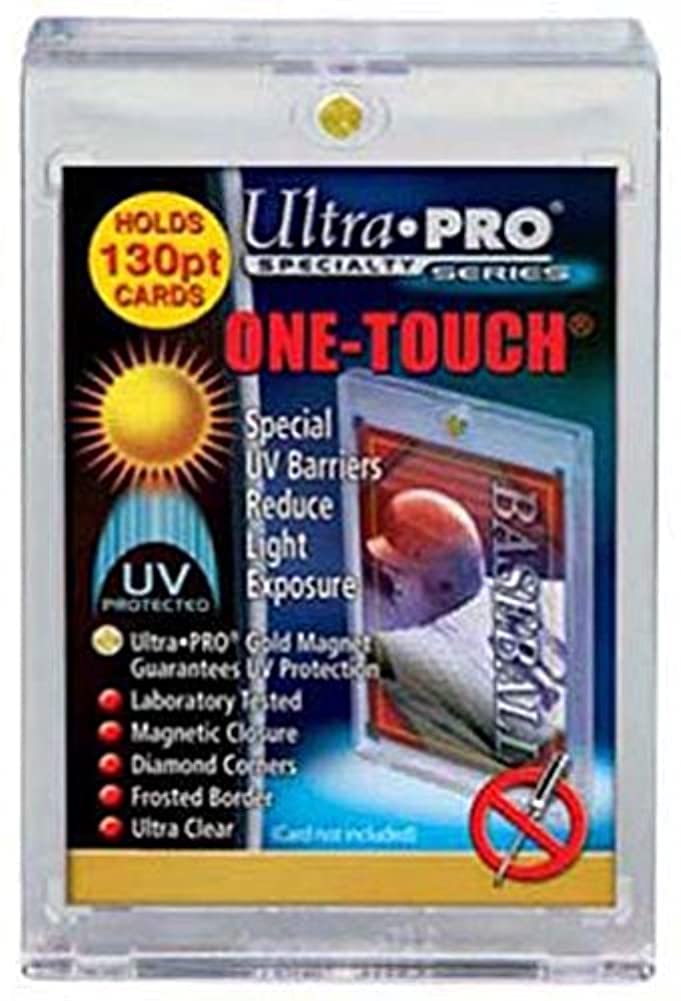 10 Ultra Pro 130pt Magnetic One Touch Card Holders 10 Total 81721 - Fits Cards Up To 130