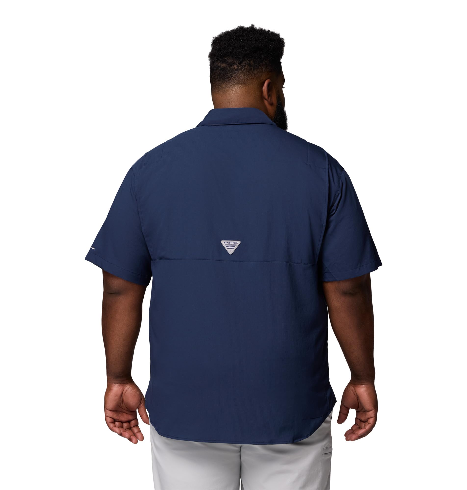 Columbia Tamiami II da uomo a maniche corte (altezza), Uomo, 1287055, Collegiate Navy, 2X/Tall