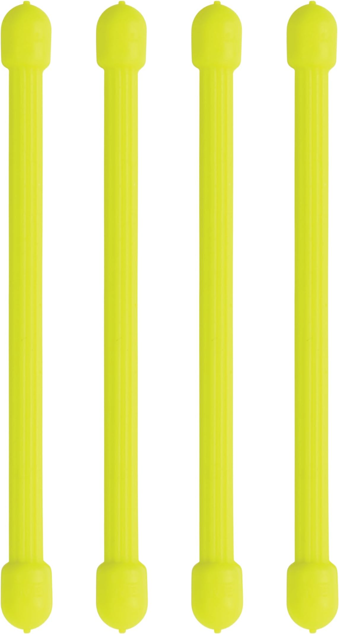 Nite Ize GT3-4PK-33 Original Gear Tie, Reusable Rubber Twist Tie, 3-Inch, Neon Yellow, 4 Pack, Made in the USA