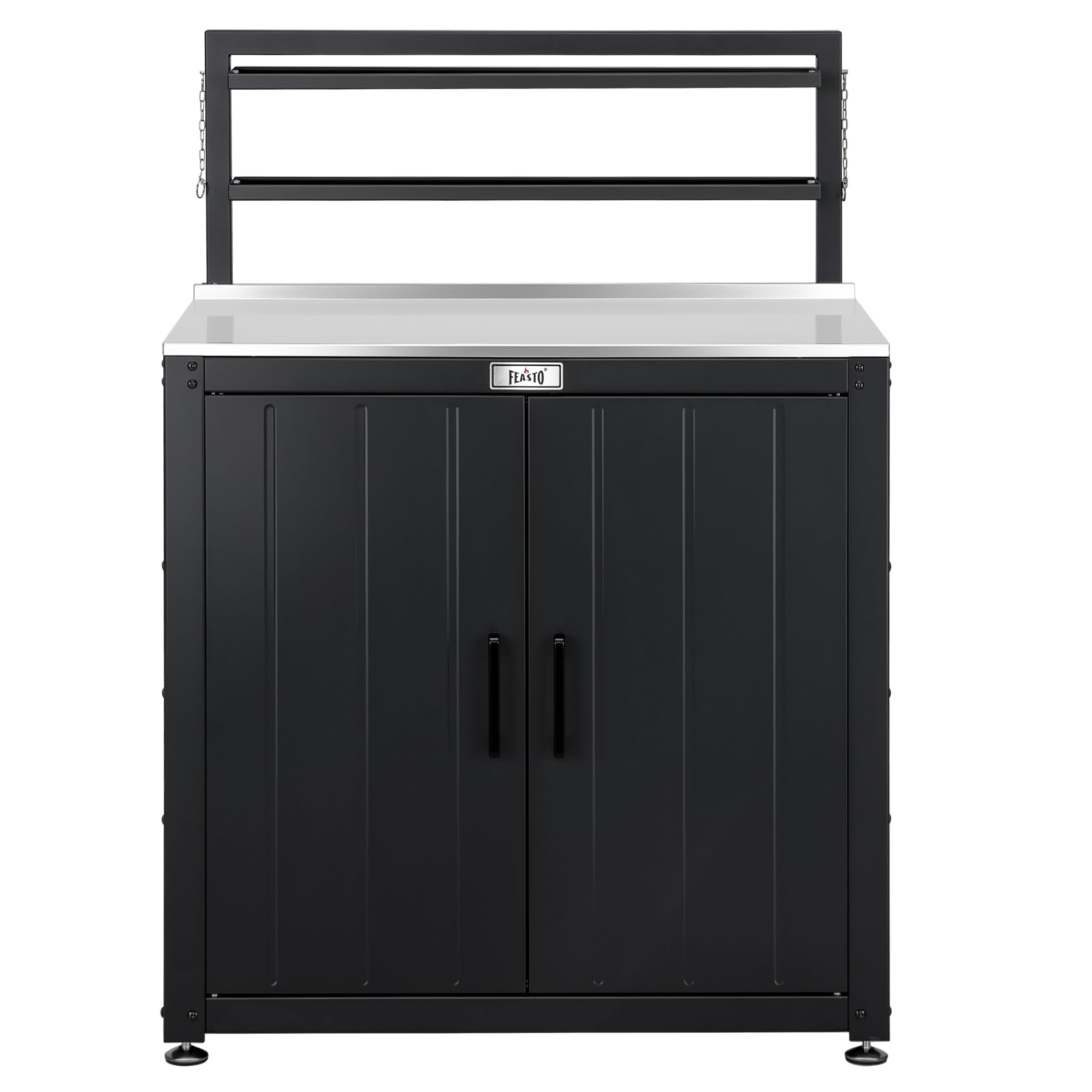 Feasto Outdoor Potting Bench with Storage Cabinet