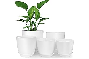 Homenote Macetas Modern para Interior de Plástico